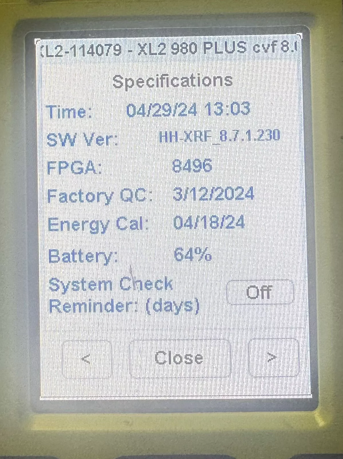 Thermo Scientific Niton XL2 980 PLUS - Image 8